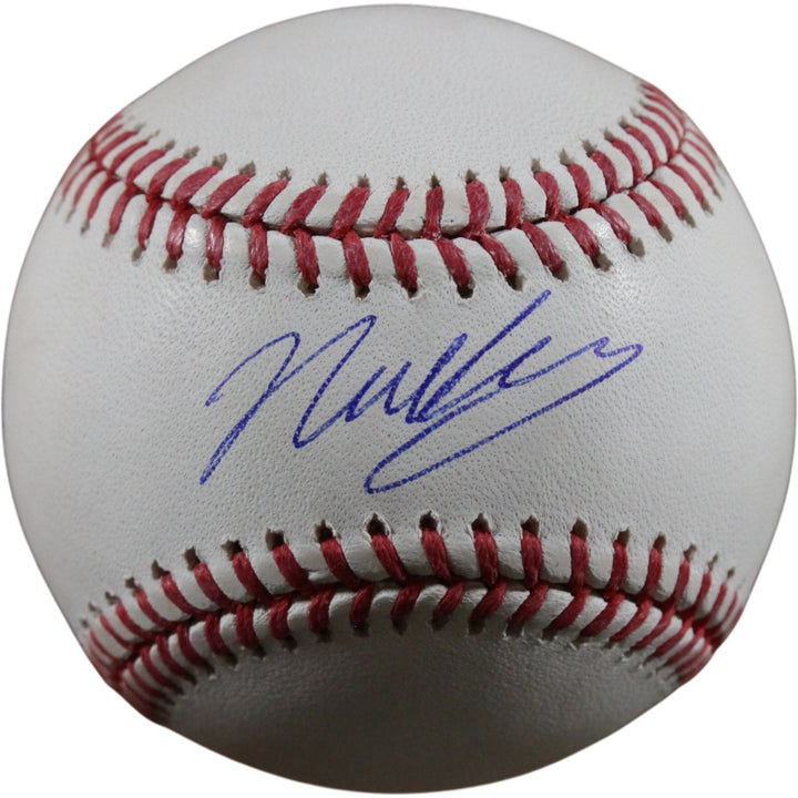 Nick Kurtz Autographed/Signed Oakland Athletics OML Baseball Beckett 56293