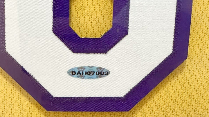 Kobe Bryant Signed Lakers #8 Jersey Number Photo Framed Autograph UDA COA HOF