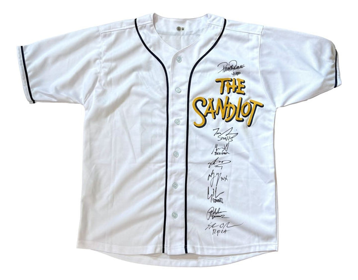 The Sandlot (8) Cast Signed Custom Baseball Jersey BAS