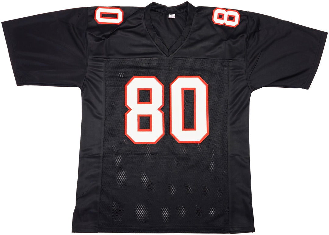 Atlanta Falcons Andre Rison Autographed Signed Black Jersey "84 TD" JSA