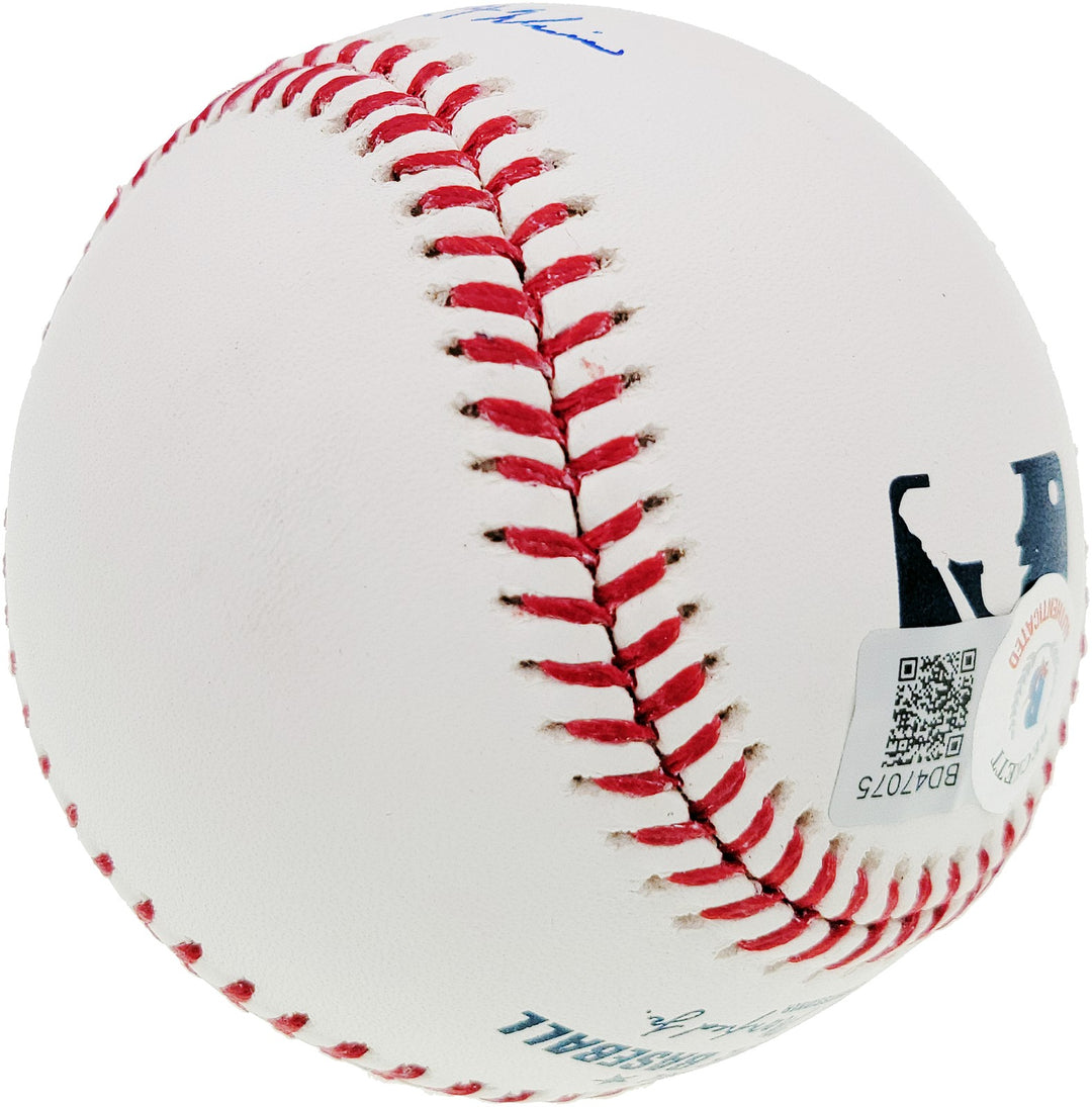 Nolan Ryan Signed Official MLB Baseball Texas Rangers "324 Wins" Beckett BAS