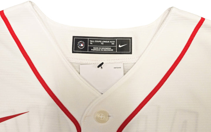 Boston Red Sox Pedro Martinez Signed White Nike Jersey Size XL Beckett Witness