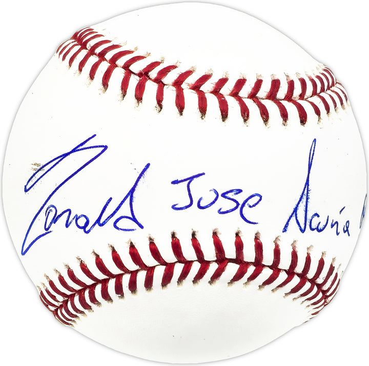 Ronald Acuna Jr. Signed MLB Baseball Atlanta Braves Full Name Beckett #Y60690