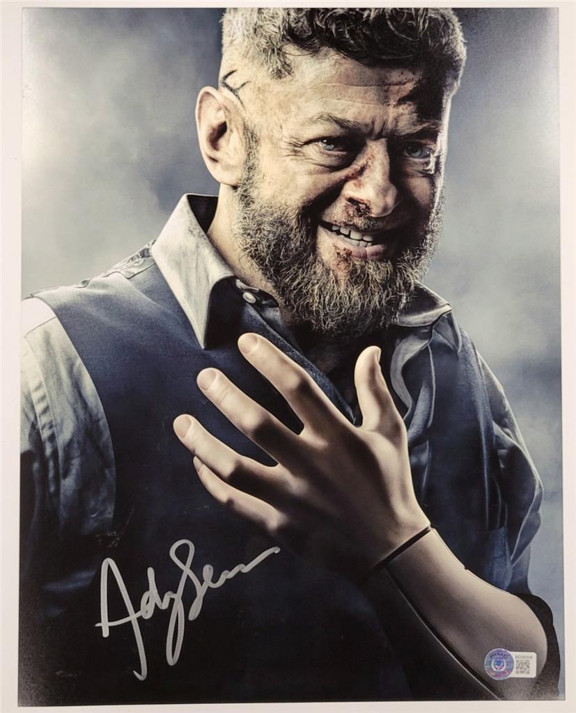 Andy Serkis signed Marvel Black Panther 11x14 photo autograph (B) ~ Beckett BAS