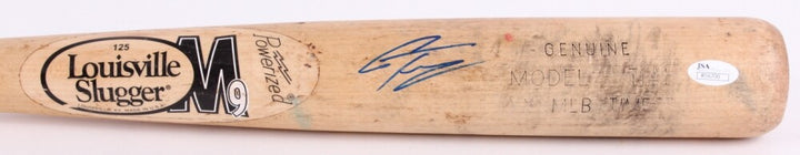 GLEYBER TORRES SIGNED LOUISVILLE SLUGGER MODEL M9 GAME USED JSA BAT NY YANKEES