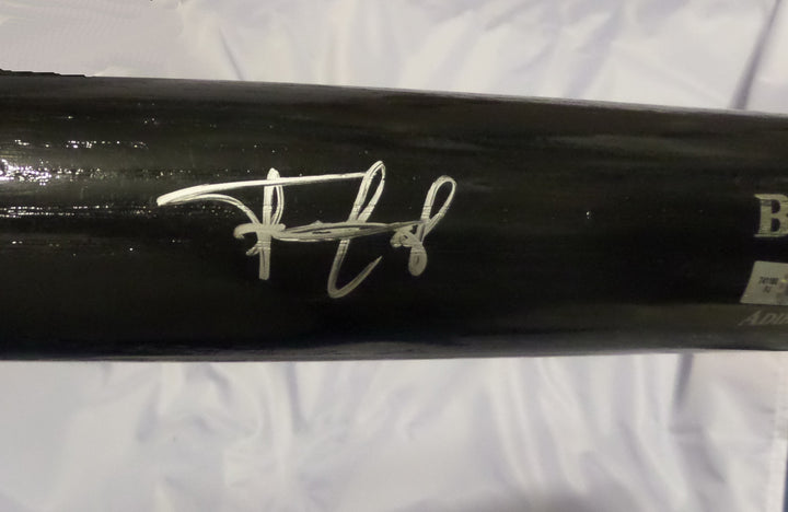 FRANCISCO MARTINEZ SIGNED RAWLINGS BIG STICK FULL SIZE BLACK BAT DETROIT TIGERS
