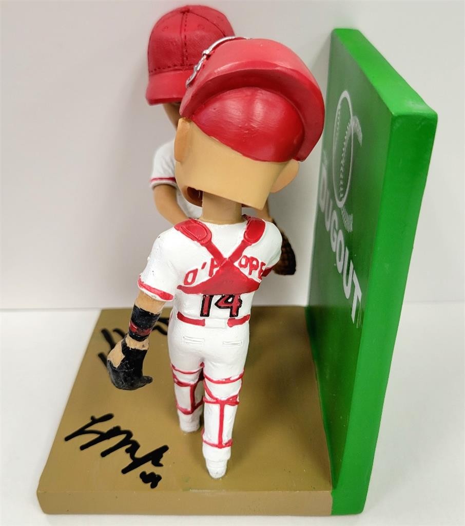 Logan O'Hoppe & Ben Joyce signed Angels Bobblehead LE /250 ~ Beckett BAS