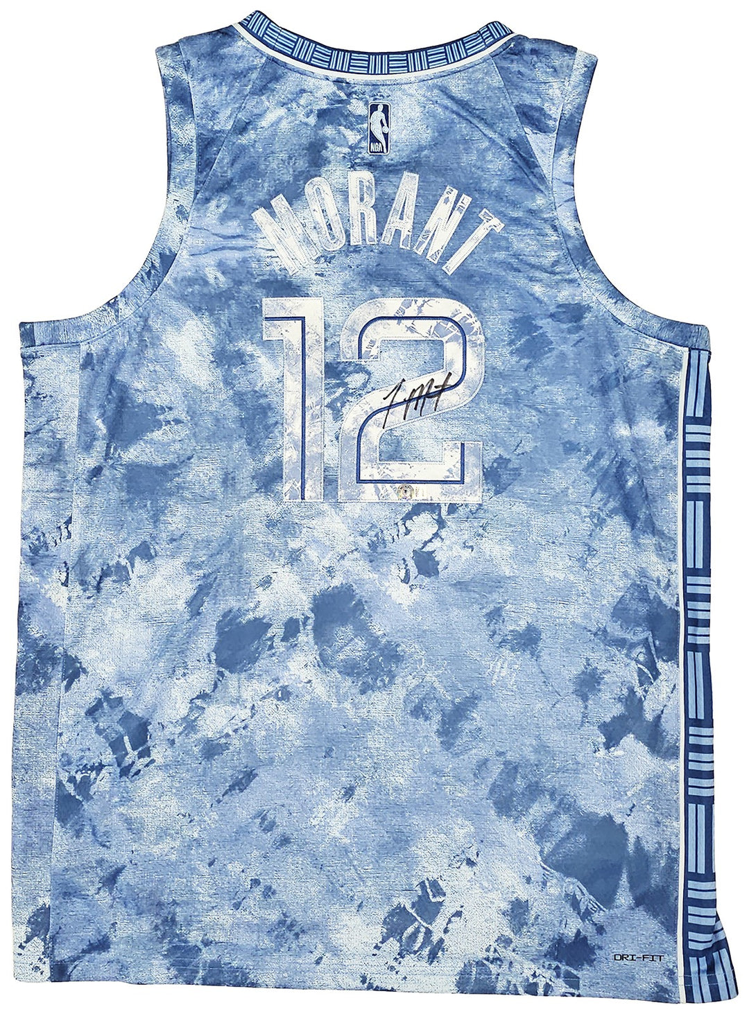 Grizzlies Ja Morant Auto Blue Jordan Creators The Paint Select Jersey 52 BAS