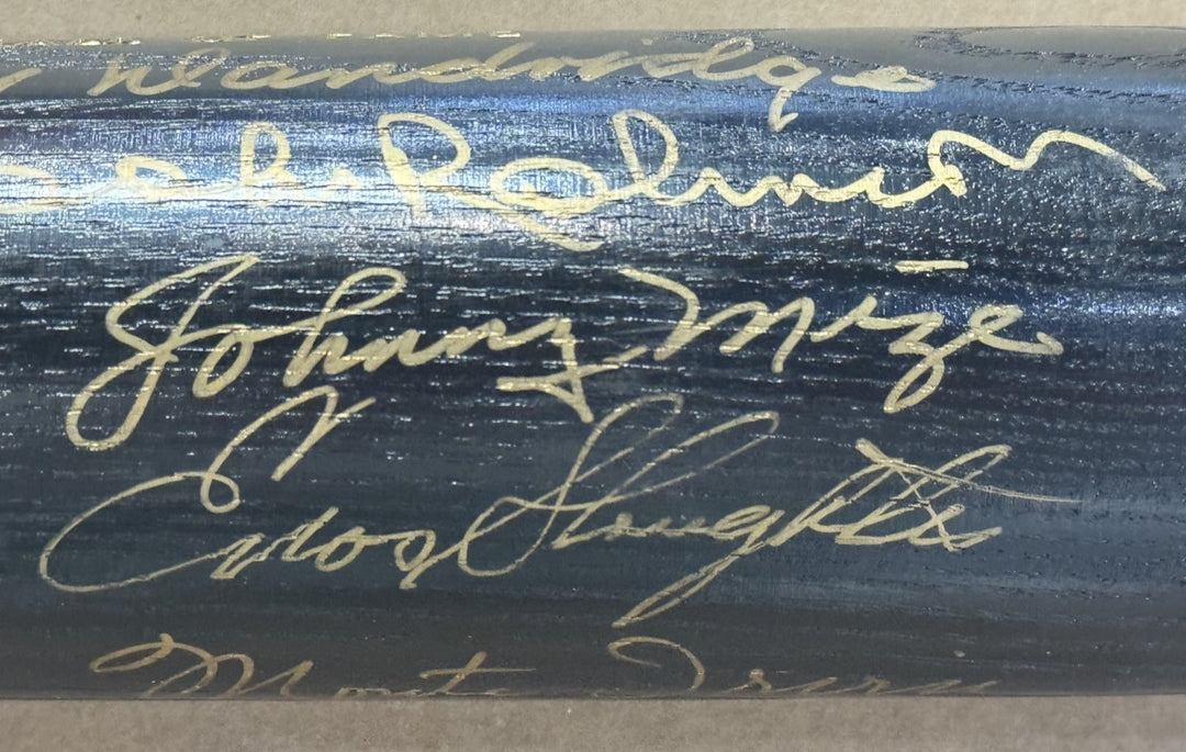 Ted Williams signed HOF louisville bat 6 autograph Brooks Robinson PSA DNA LOA