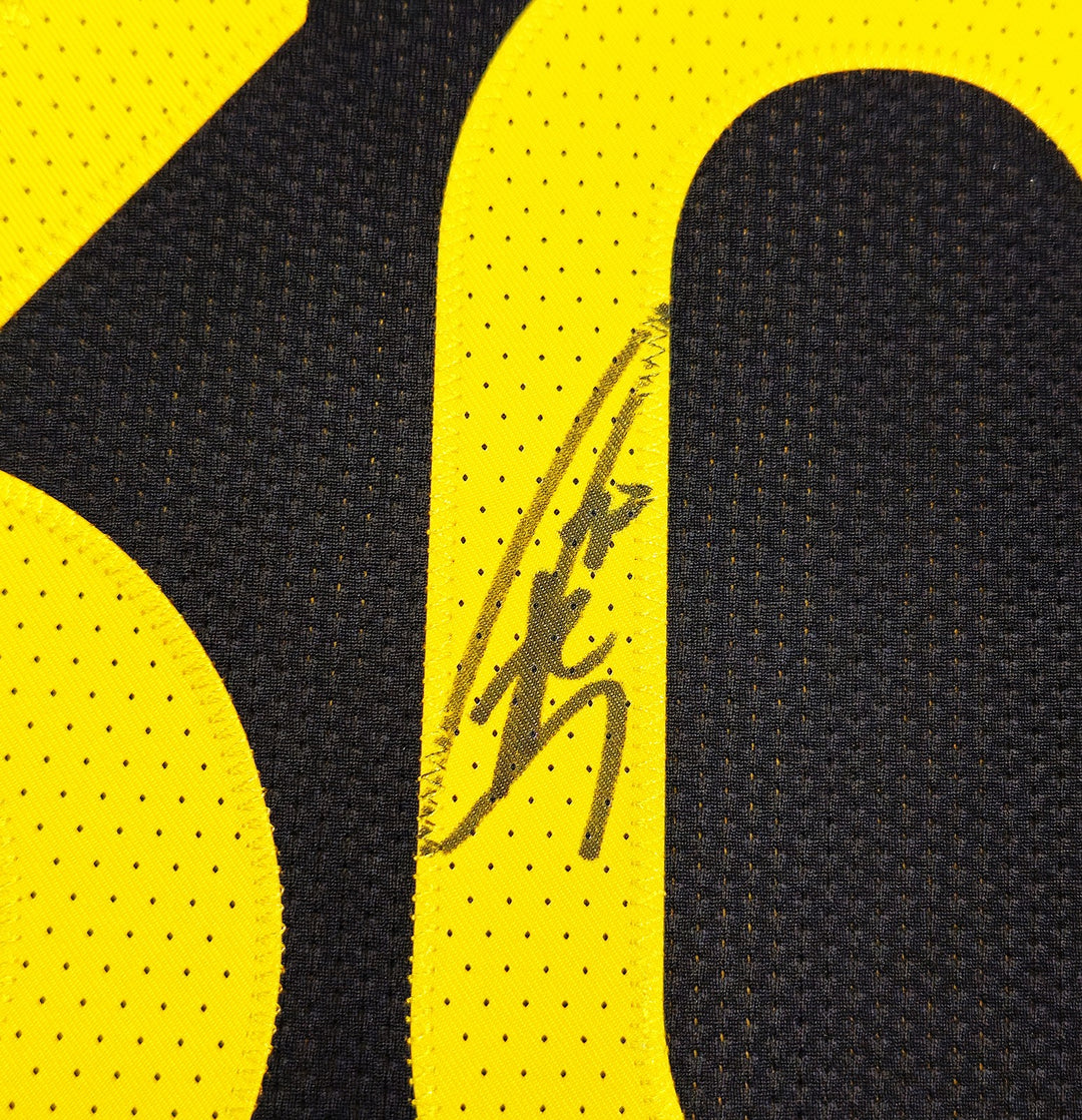 Warriors Stephen Curry Auto Black Nike Authentic City Jersey 48 +2 Beckett