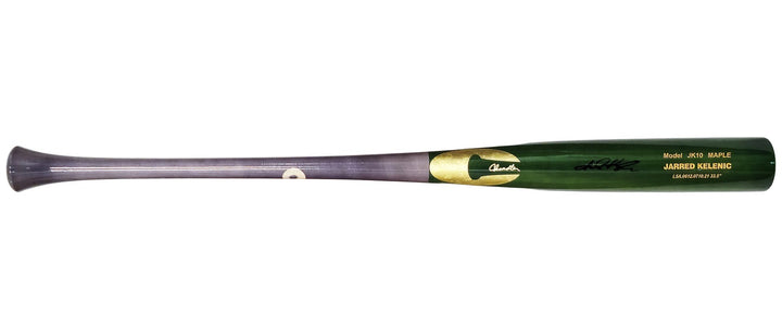 Jarred Kelenic Auto Signed Green Chandler Game Model Bat Atlanta Braves Beckett