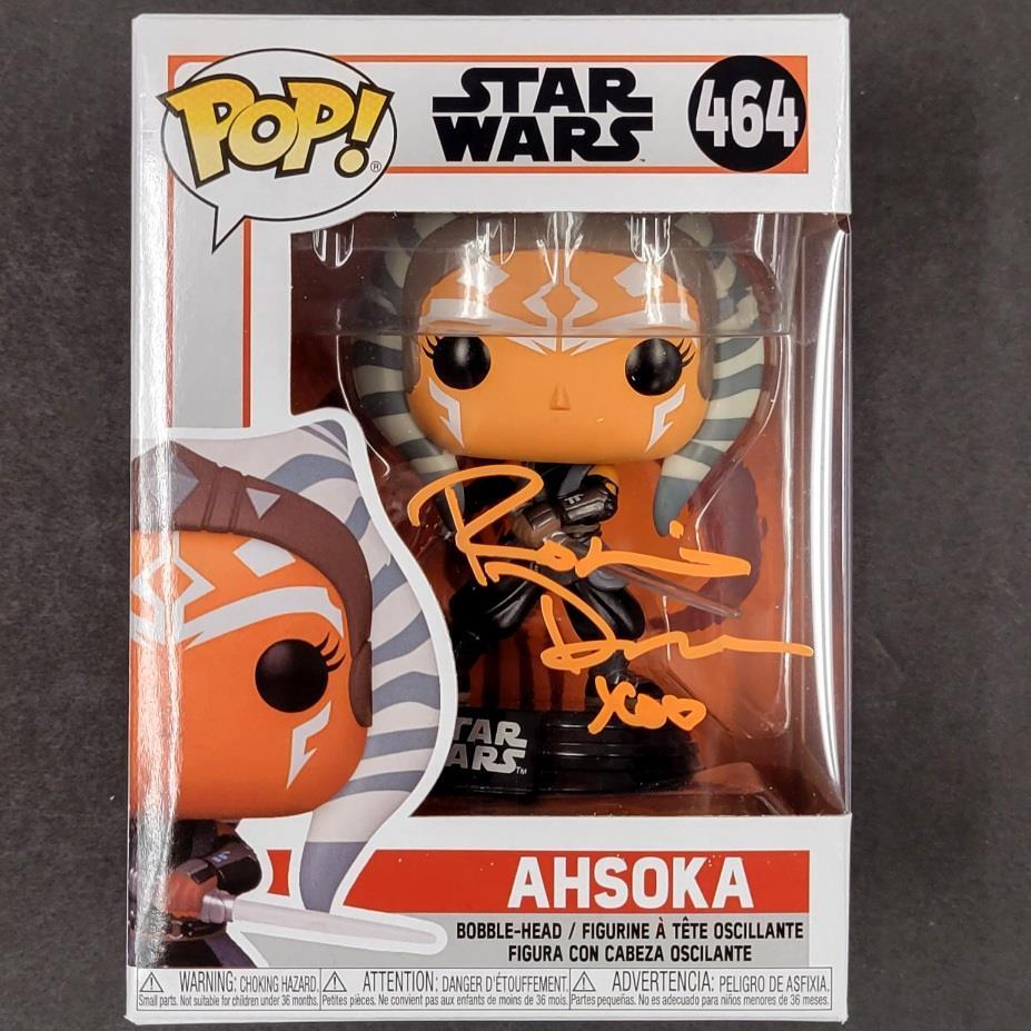 Rosario Dawson signed Ahsoka Tano Funko Pop Star Wars autograph ~ SWAU Holo