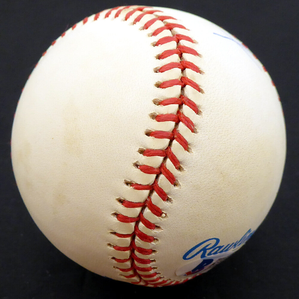 Bud Metheny Signed AL Baseball New York Yankees "#3" Beckett #F27155