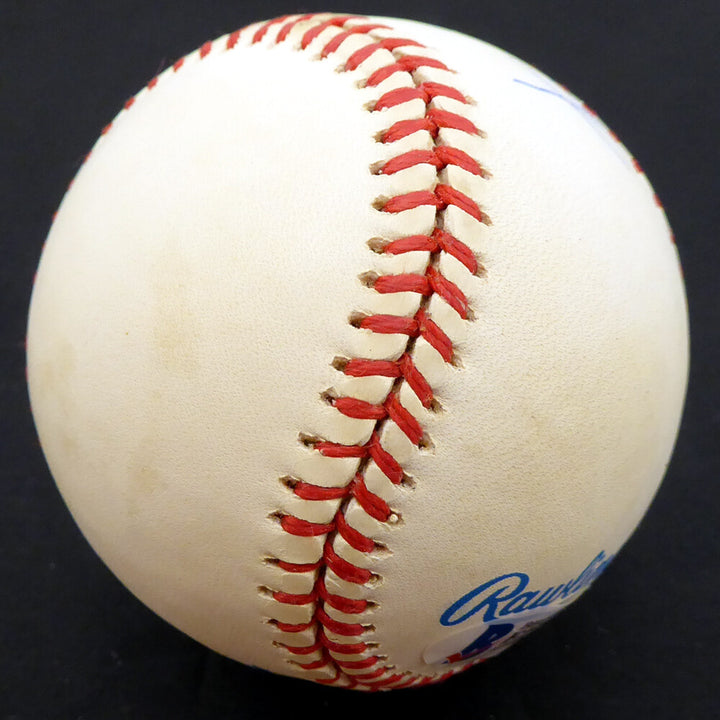 Bud Metheny Signed AL Baseball New York Yankees "#3" Beckett #F27155