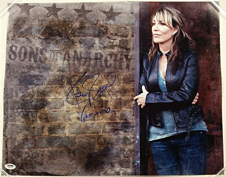Katey Sagal "Gemma" inscription Sons of Anarchy signed 16x20 Photo PSA/DNA COA