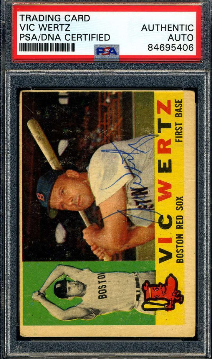 Vic Wertz PSA DNA Signed 1960 Topps Autographed