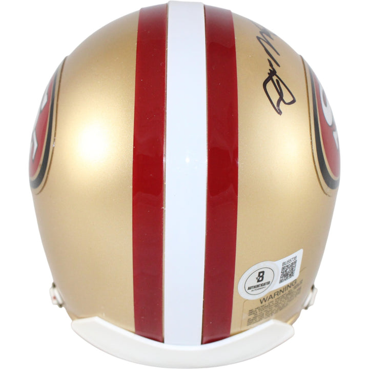 Joe Montana Autographed San Francisco 49ers VSR4 Mini Helmet Beckett 53161