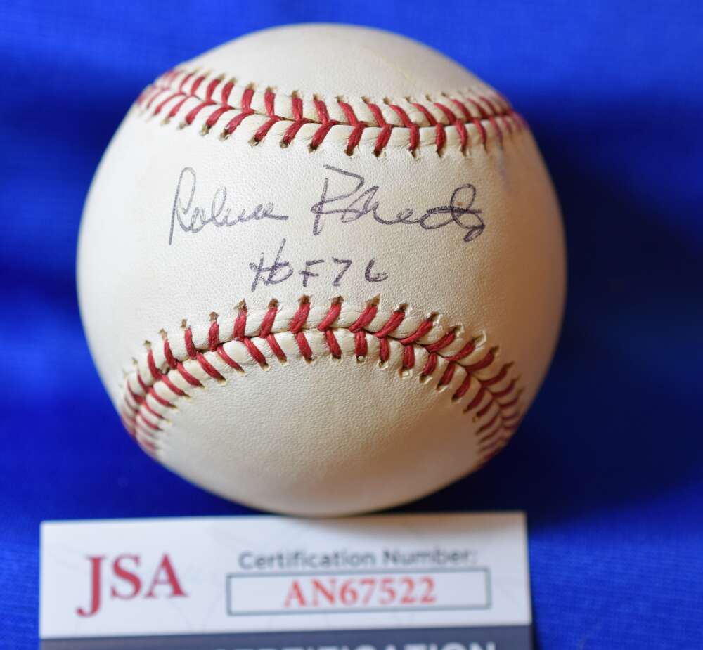 Robin Roberts HOF 76 JSA Coa Autograph National League ONL Signed Baseball