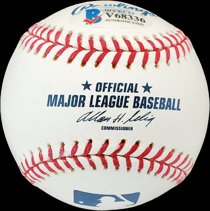 Bill Lillard Auto MLB Baseball Philadelphia A's Short Stop Philadelphia A's BAS
