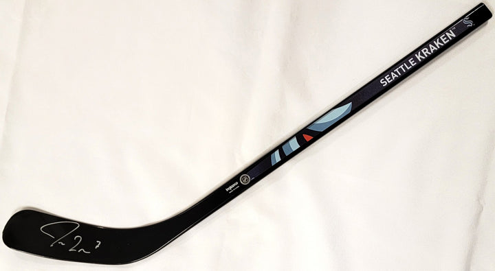 Jordan Eberle Signed Black Inglasco 24" Mini Stick Seattle Kraken Fanatics Holo