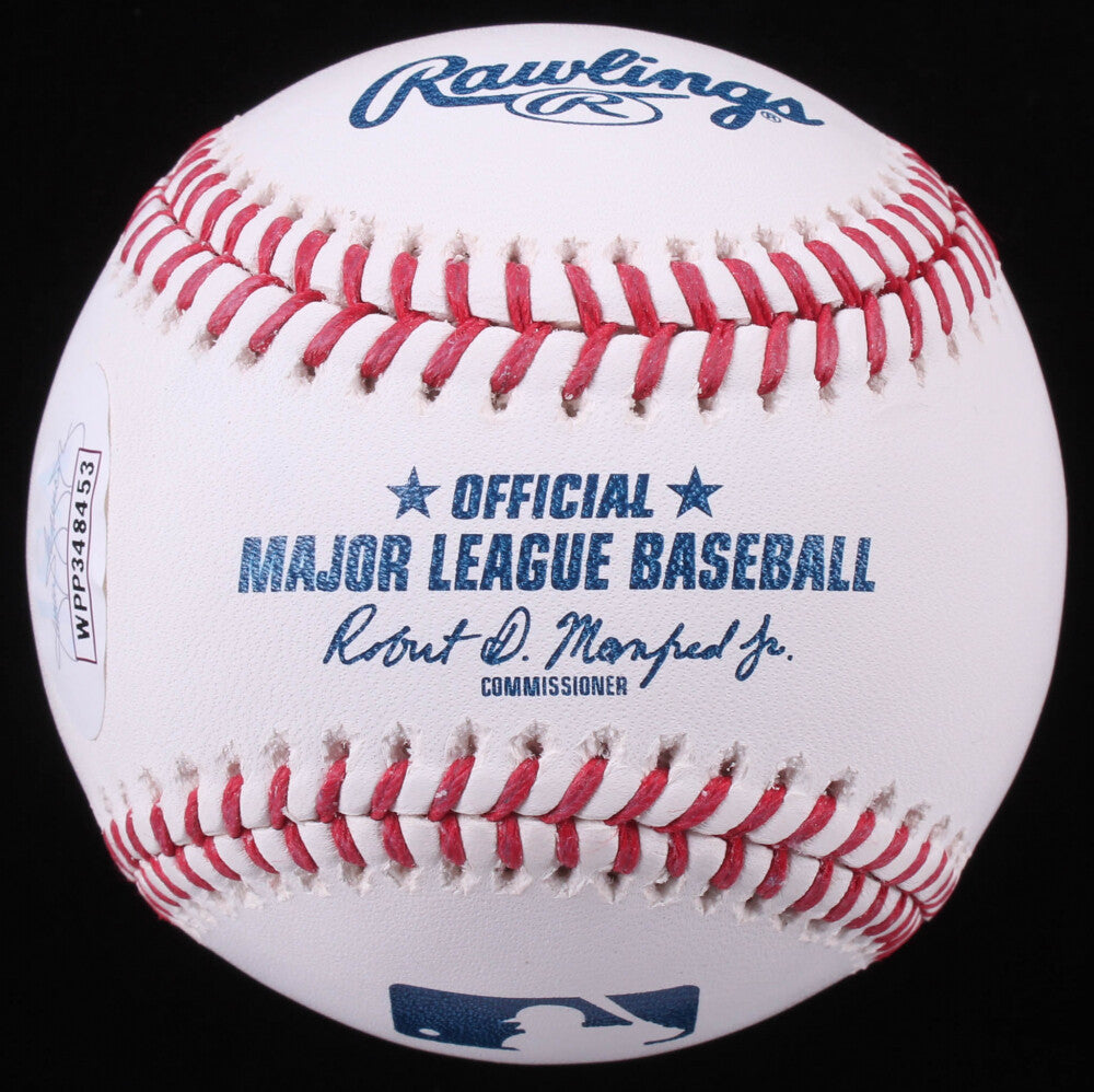 ANTHONY SEIGLER AUTO JSA WITNESSED SIGNED BALL AMBIDEXTROUS CATCHER & INFIELDER