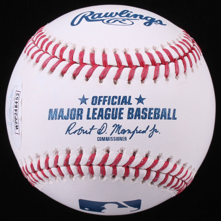 ANTHONY SEIGLER AUTO JSA WITNESSED SIGNED BALL AMBIDEXTROUS CATCHER & INFIELDER