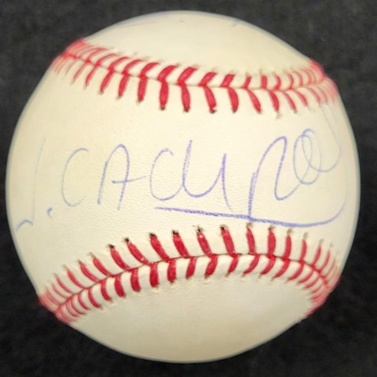 Jorge Campos & Claudio Suarez signed MLB Baseball autograph ~ Beckett BAS Mexico