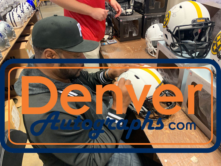 Jerome Bettis Autographed Pittsburgh Steelers Pro Lunar Helmet Beckett 49190
