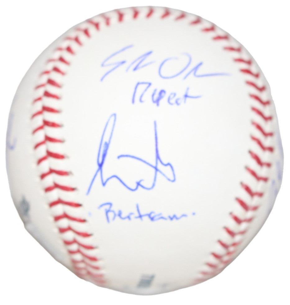 Sandlot Signed OML Baseball Tom Guiry Patrick Renna (HAM) +6 Sigs BAS 40823