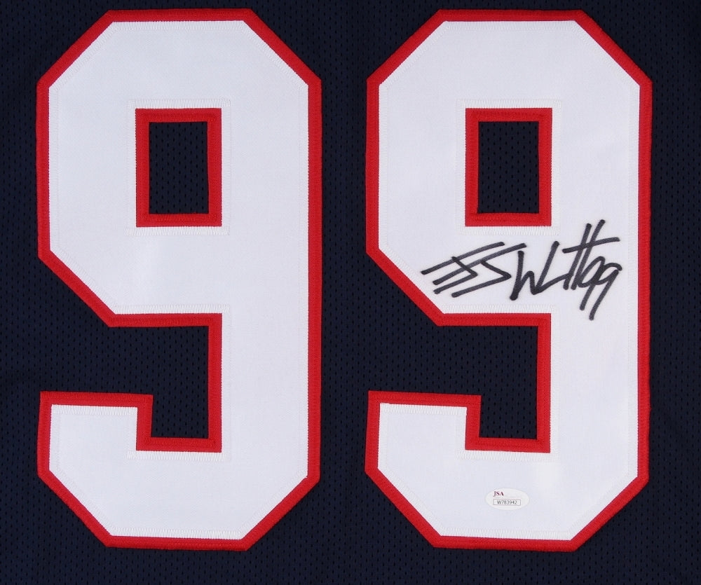 JJ Watt Signed Texans Jersey JSA COA Autograph Houston J.J. Blue