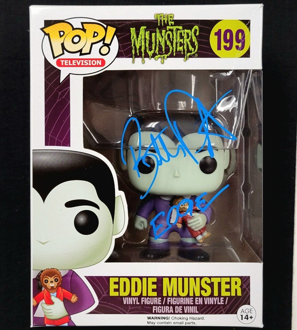 Butch Patrick signed "Eddie" Funko POP The Munsters Autograph ~ Beckett BAS Holo
