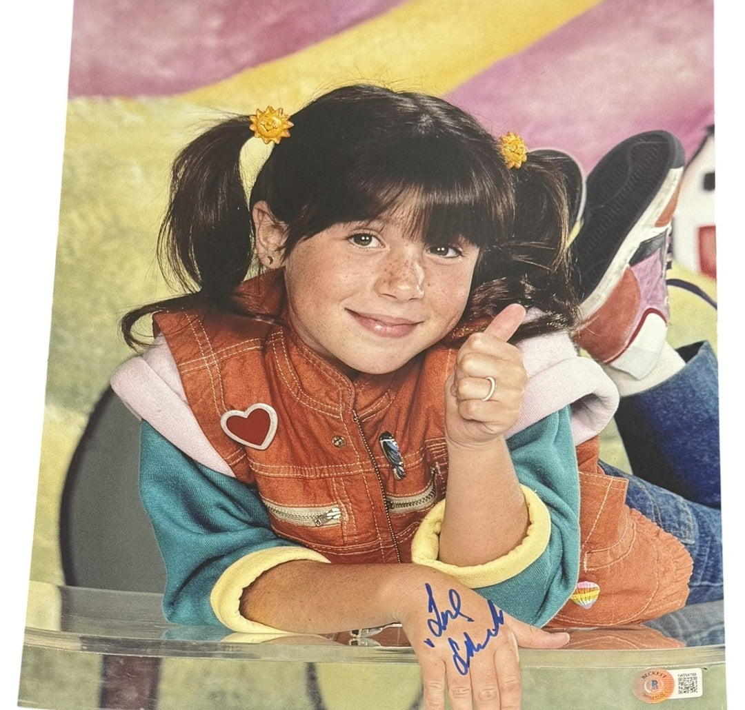 Soleil Moon Autographed/Signed Punky Brewster 11x14 Photo Beckett 54352