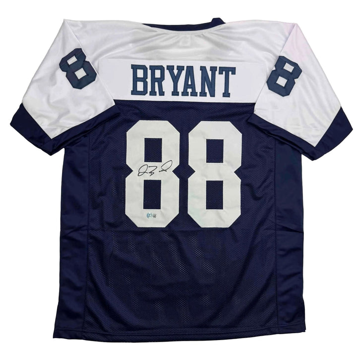 Autographed/Signed Dez Bryant Dallas Thanksgiving Day Jersey Beckett COA
