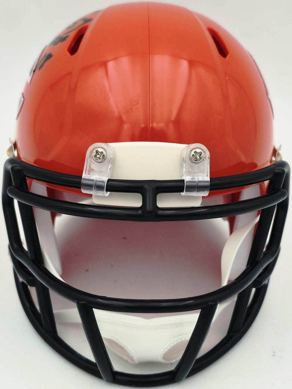 Brian Urlacher Signed Bears Orange Mini Helmet HOF 18 Beckett Witness