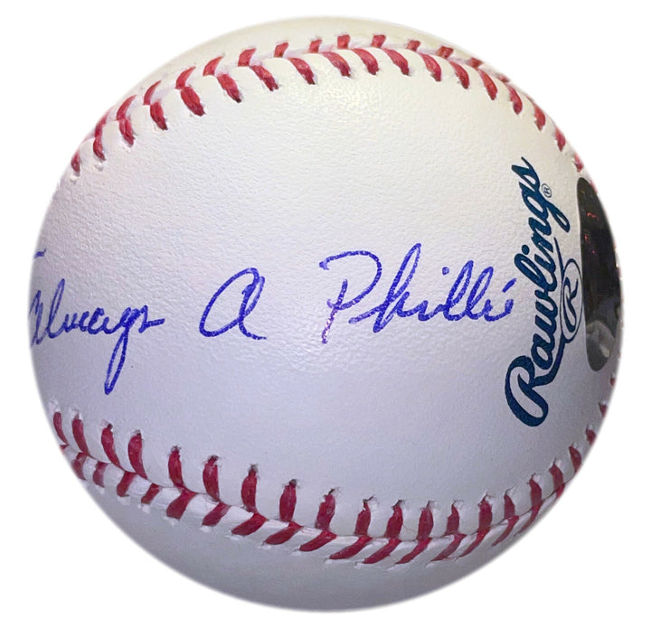 CHARLES HUDSON SIGNED & INSCRIBED -ONCE A PHILLY ALWAYS A PHILLY- STEINER BALL