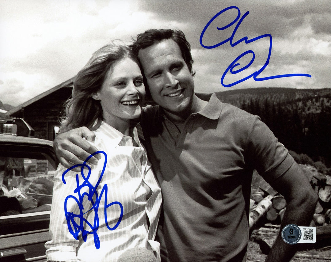 Chevy Chase & Beverly D'Angelo Signed 8x10 Photo Vacation Beckett BAS Witness