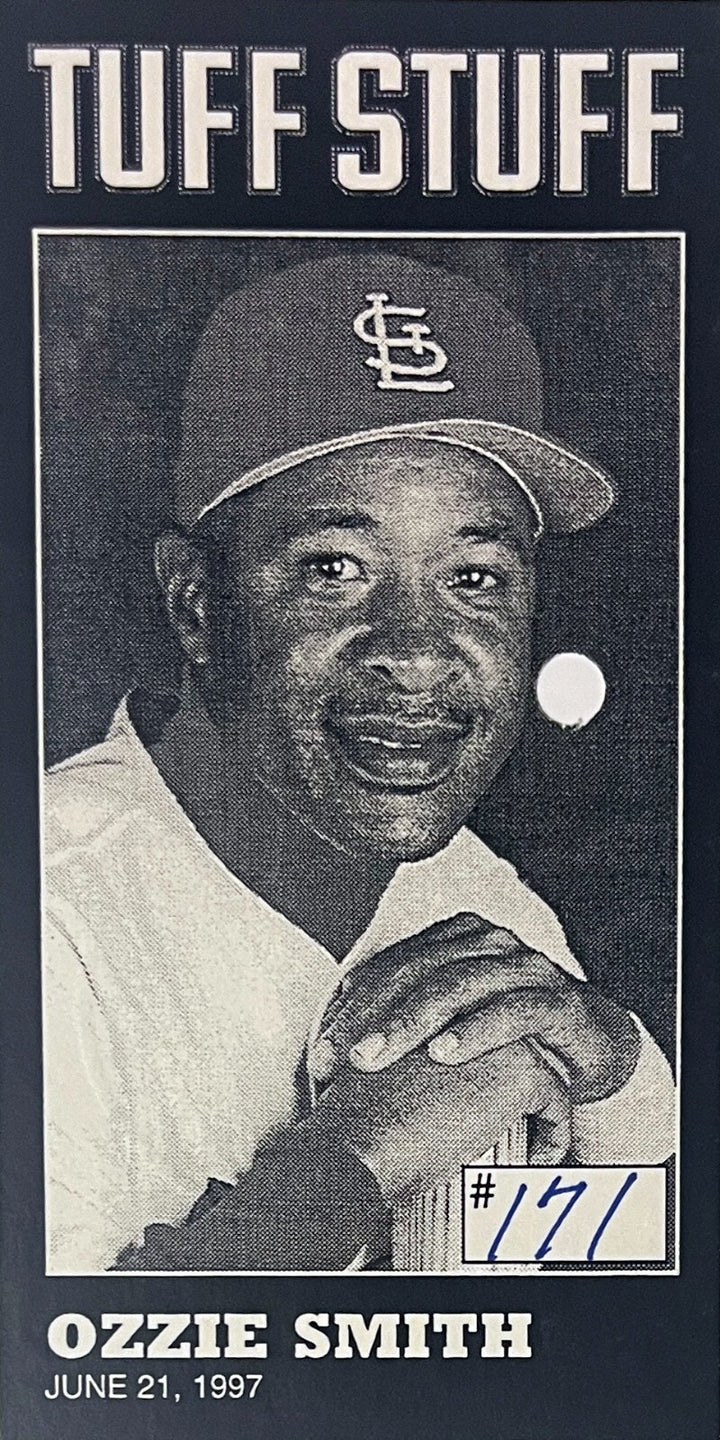 Ozzie Smith signed St. Louis Cardinals MLB 8x10 Photo- COA/Show Ticket/HOF