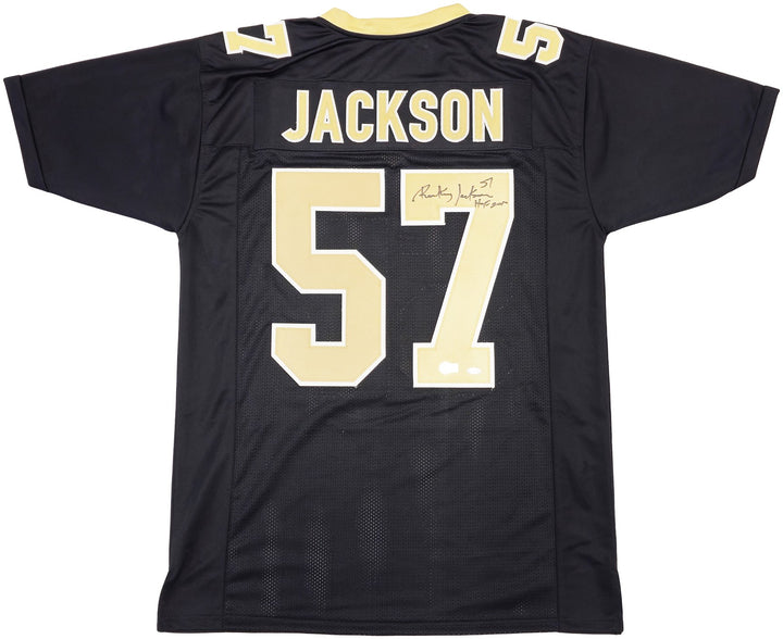 New Orleans Saints Rickey Jackson Signed Black Jersey "HOF 2010" Beckett
