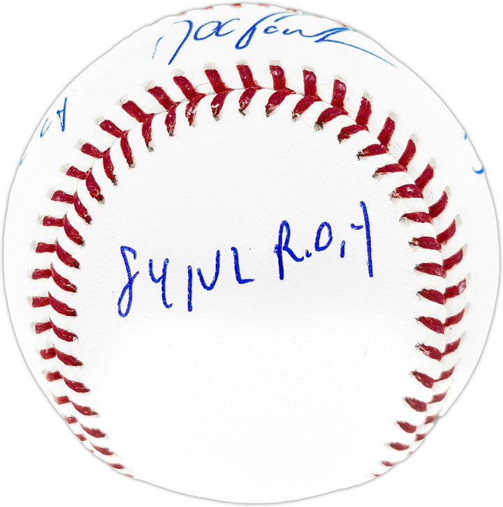 Dwight Doc Gooden Auto MLB Statball Baseball Mets 86 WS Champ Stats Beckett