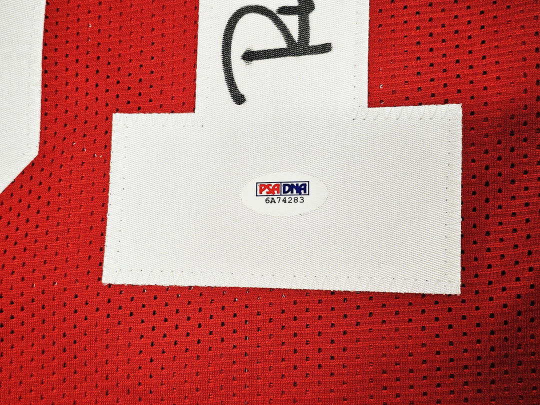 San Francisco 49ers Russ Francis Autographed Signed Red Jersey PSA/DNA
