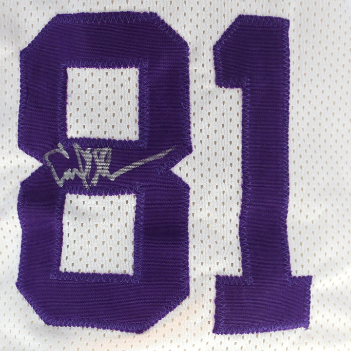 Purple People Eaters Autographed Minnesota Vikings White Jersey BAS COA Signed