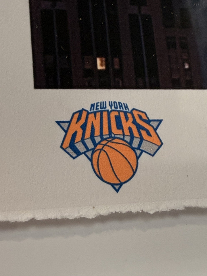 New York or Nowhere Framed Photo 3D Shadowbox Knicks 2026 NBA Champions Brunson