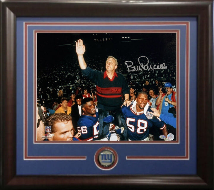 Bill Parcells Signed 16x20 Framed Photo Giants Super Bowl XXV Autograph PSA