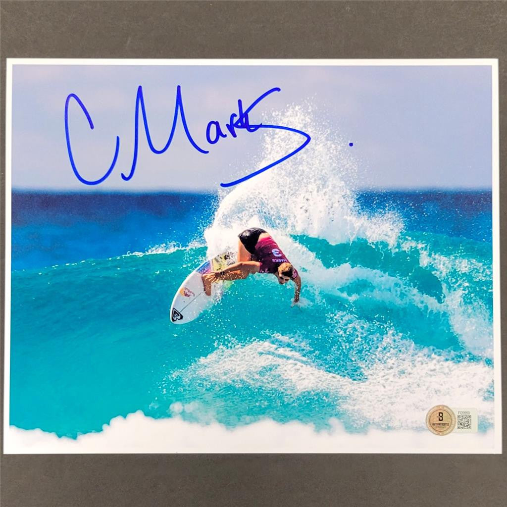 Caroline Marks signed 8x10 Photo USA Olympics Gold Surfer autograph~ Beckett BAS