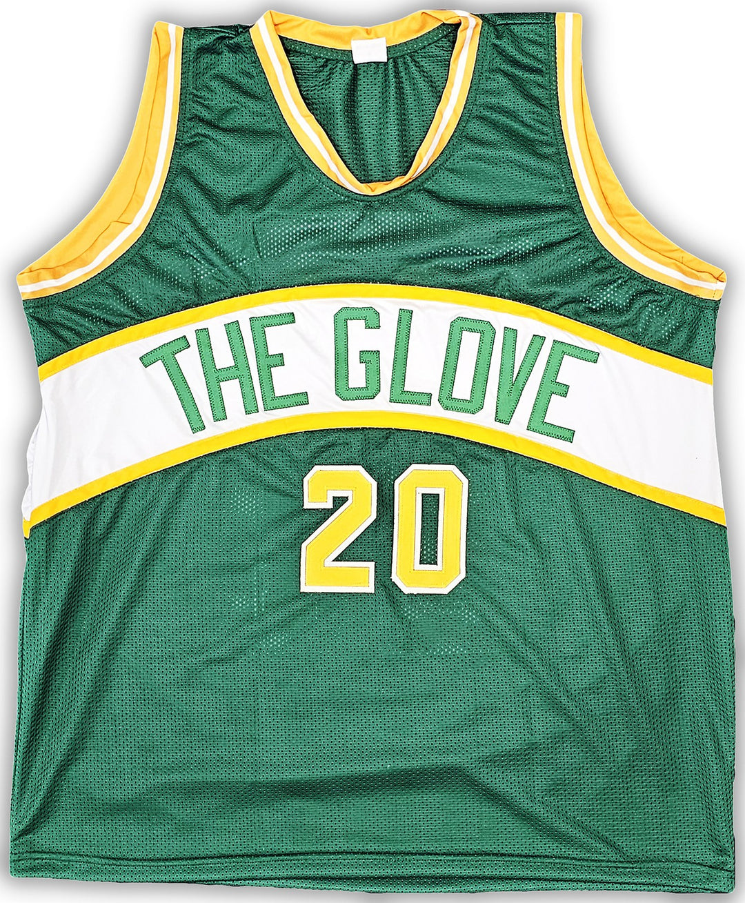 Seattle Supersonics Gary Payton Autographed Signed Green Jersey JSA