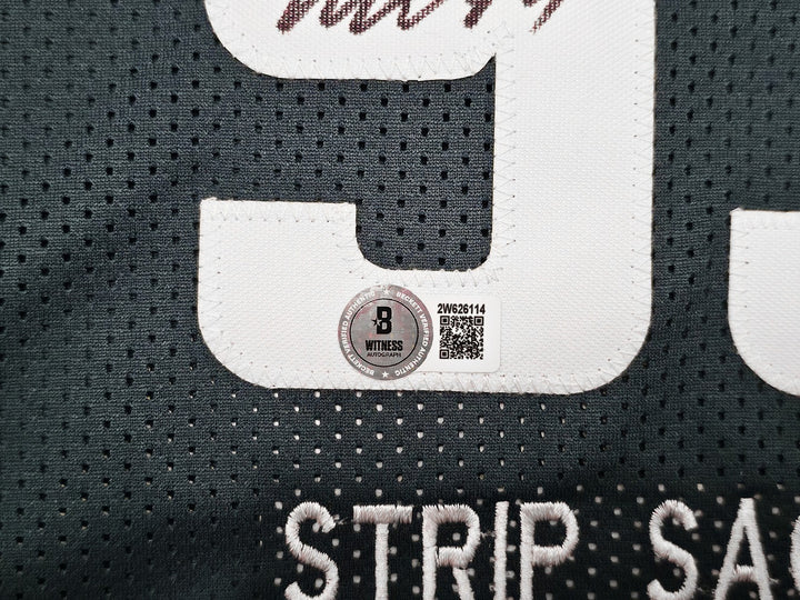 Eagles Brandon Graham & Milton Williams Auto Green Super Bowl Jersey Sack BAS