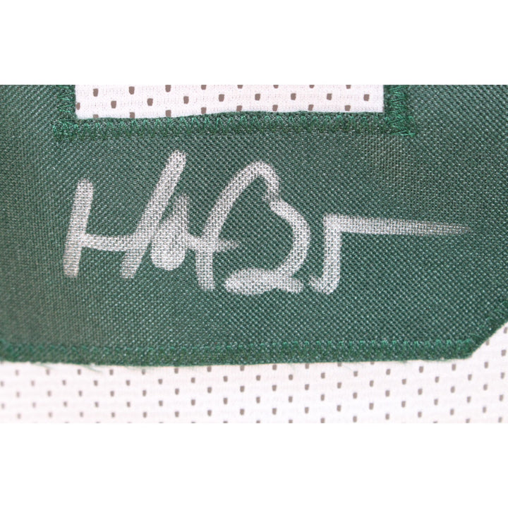 Sterling Sharpe Autographed/Signed Pro Style XL White Jersey HOF Beckett W 53868