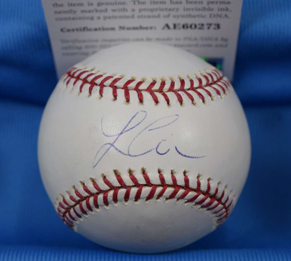 Lorenzo Cain Psa Dna Coa Autograph Major League Oml Hand Signed Baseball