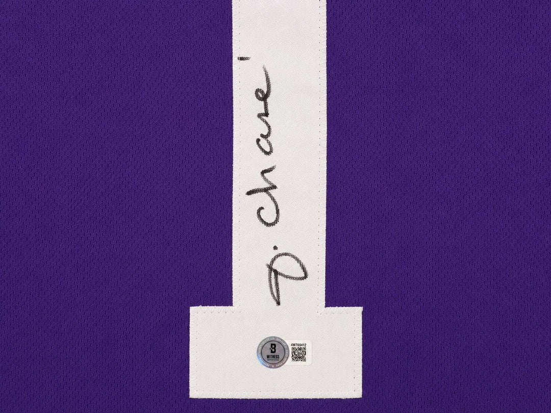 LSU Tigers Ja'Marr Chase Signed Purple Jersey Beckett BAS QR