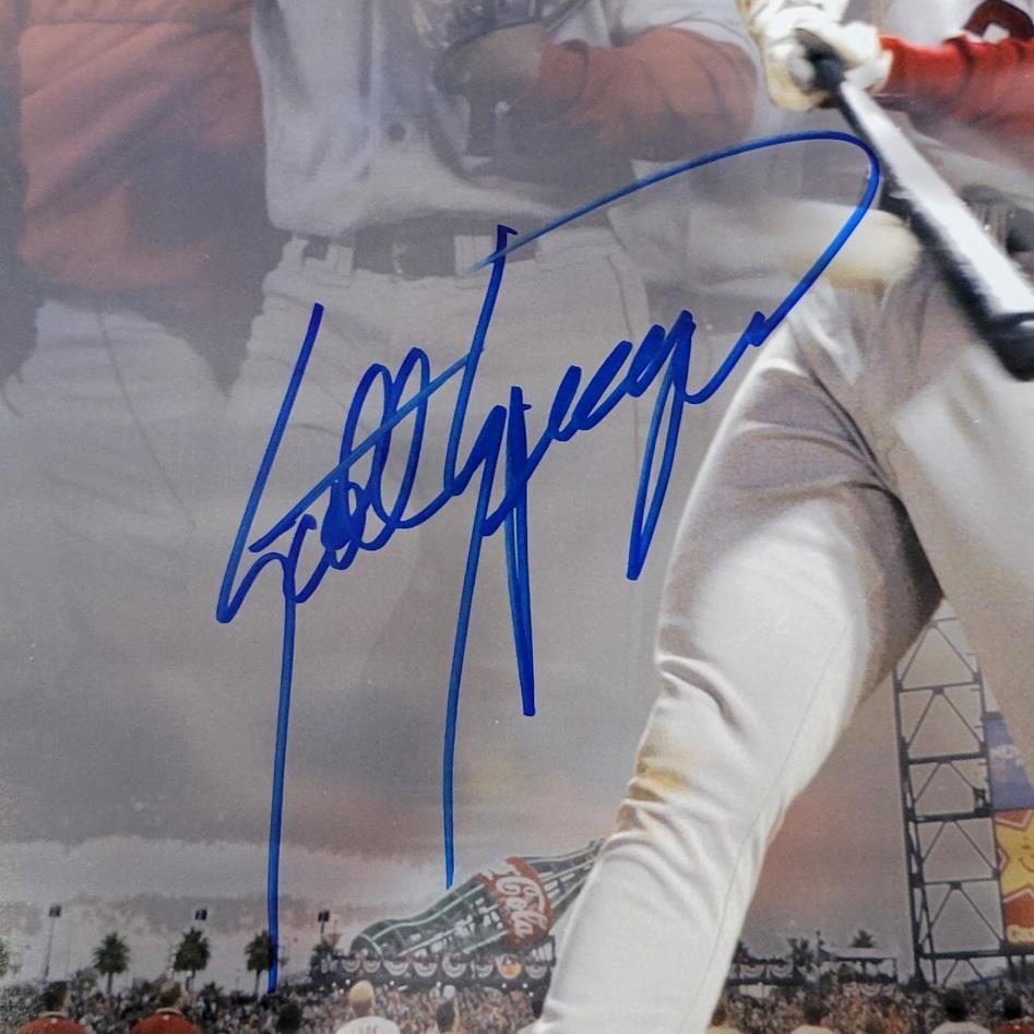 Scott Spiezio signed 2002 World Series HR Angels 16x20 photo auto ~ PSA